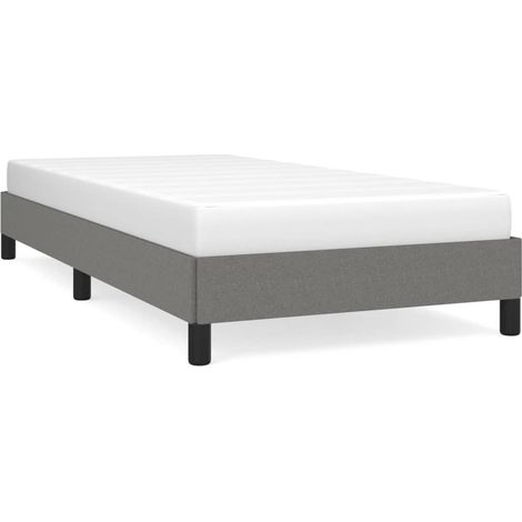 Maison Exclusive - Giroletto senza Materasso Grigio Scuro 80x200 cm Tessuto (1/5)