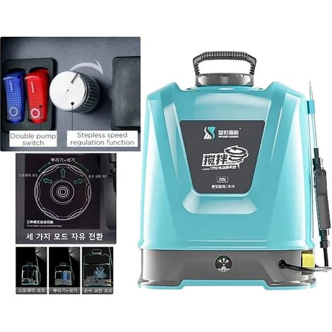 Elektrisches Sprühgerät, Hochdruck, 20-Liter-Tankinhalt, 20 Liter (1/2)