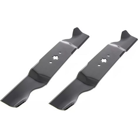 Jardiaffaires – Jeu de lames soufflantes 107cm pour tondeuses MTD et Toro – Coupe à éjection latérale – Remplacement 742-0677B