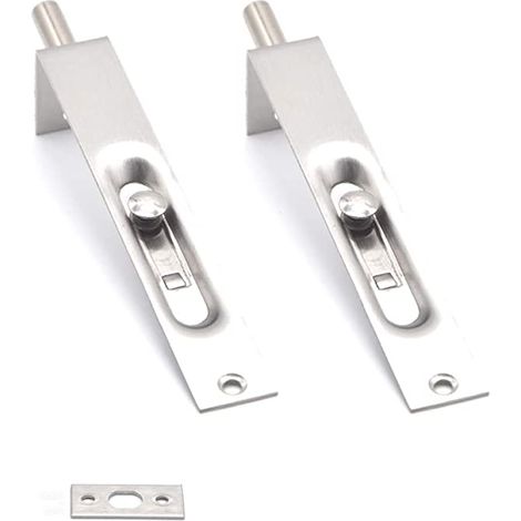Serrure de porte dissimulée en acier inoxydable, boulon de verrouillage 18mm