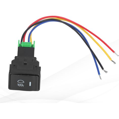 Interrupteur de modification d'éclairage LED, faisceau de câblage pour modification de feux antibrouillard, interrupteur de modification de feux antibrouillard de voiture, interrupteur à cinq broches (1/5)