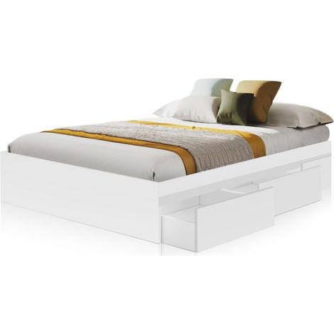 Cama Four Blanco Artik (Blanco Mate) 156cm (ancho) x 37cm (alto) (1/5)