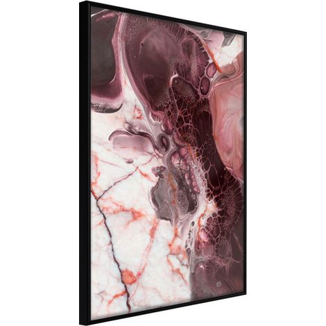 Affiche Murale Encadrée "Beauty Enchanted in Marble" 30 x 42 cm Noir
