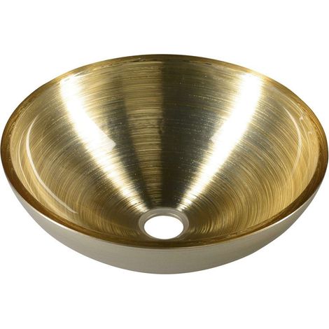 Sapho Murano - Aufsatzwaschtisch, 40x14 cm, hellbraun AL5318-67 (1/5)