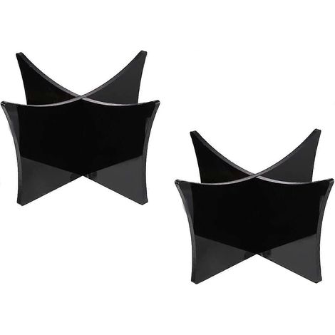 Support à ballon noir, présentoir pour ballon de football, support pour ballon de rugby, support pour ballon de basketball, base en acrylique transparent pour ballon de football, basketball et volleyb (1/4)