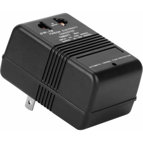 Convertisseur de Tension 220V vers 110V 70W pour Brosse à Dents Électrique et Rasoir (1/5)