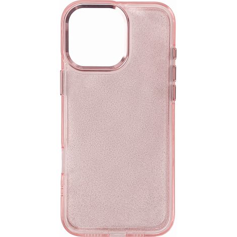 Custodia glitterata per iPhone 16 Pro - Rosa con glitter (1/5)