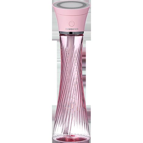 Humidificateur d'Air USB Rechargeable avec Miroir de Maquillage, Brumisateur Visage Hydratant et Rafraîchissant, Mini Nébuliseur Portable pour Bureau et Voyage, Cadeau Idéal - Modèle Rose-lsw (1/3)