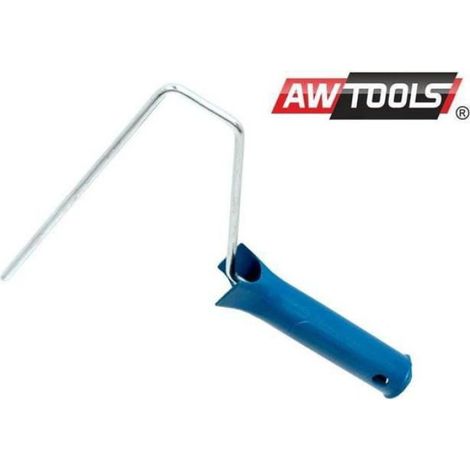 Manche À Rouleau - Tige Galvanisée 8x180 Mm - Poignée Ergonomique En Plastique - Pour Montage Stable De Rouleaux - 1 Pièce