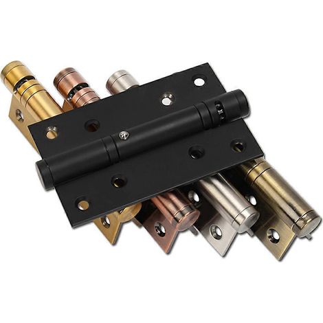 Charnière à ressort de porte acier inoxydable, fermeture automatique, carrée, compatible chaudières, 1 pièce (1/5)