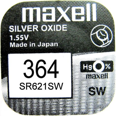 MAXELL 364 x 1 piles / SR621SW