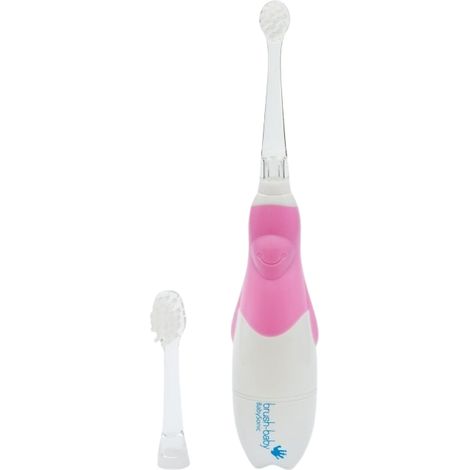 Cepillo de dientes eléctrico BabySonic Brush-Baby rosa (1/3)