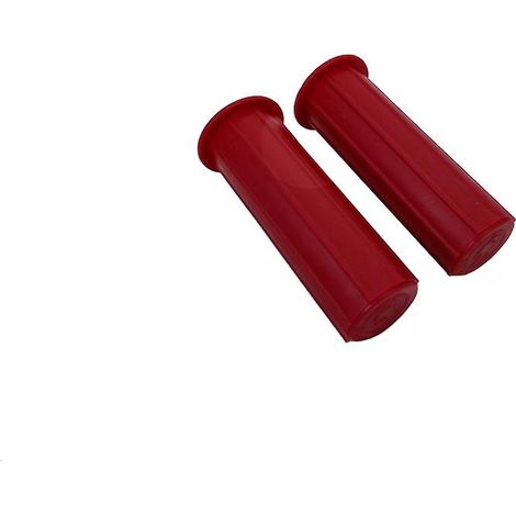 Poignées de rechange souples Kabalo rouges 30 mm pour brouette et outils de jardin, style BMX, confortables
