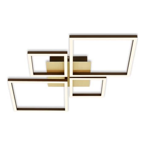 [NEUWERTIG] Briloner Led Deckenlampe Frame Deckenlampe Deckenlicht Gold Dimmbar 4 Flammig170 B-Ware
