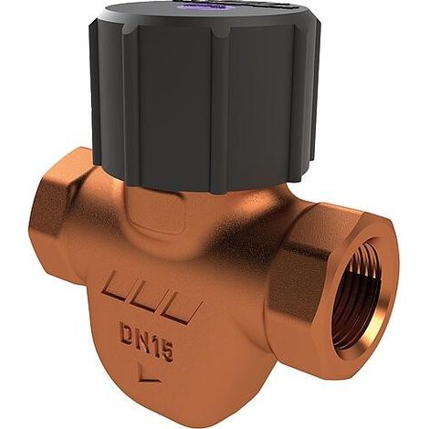 Vanne de régulation de circulation ETA-Therm, 62°C à 64°C, DN15 (1/2"), femelle (1/2)