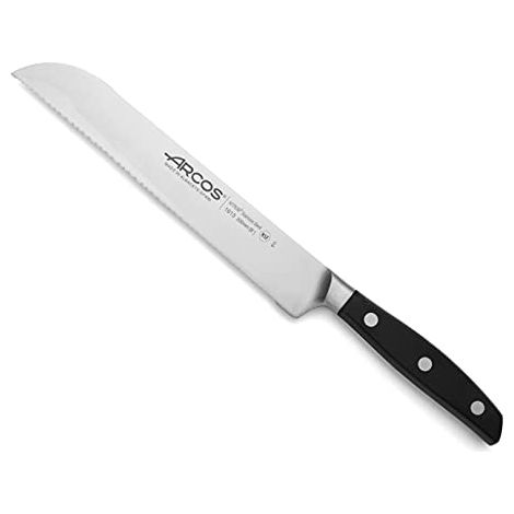 COLTELLO DA PANE MANHATTAN - Coltello con lama lunga e robusta con bordo ondulato. I suoi denti rompono senza sforzo la crosta del pane. (1/4)