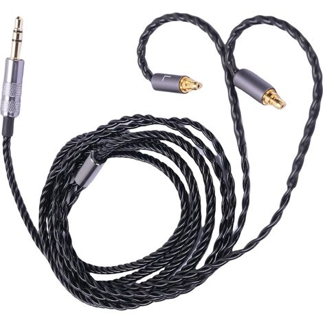 Câble Auxiliaire Mâle 3,5mm de Rechange pour Écouteurs IE100, IE400, IE500 IE100-Pro IE400-Pro IE500-Pro, Câble de Connexion Plaqué Or avec Fil OFC (1/5)