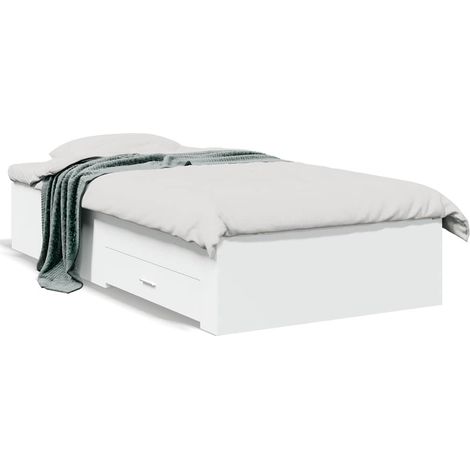 Maison Exclusive - Cama con cajones madera de ingeniería blanco 1 (1/5)