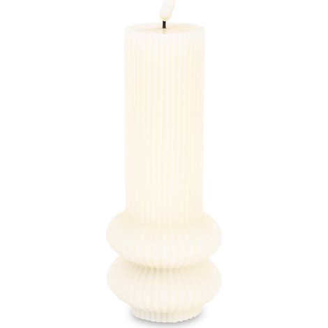 Bougie LED avec minuterie blanche 22 x 7,5 x 7,5 (1/5)
