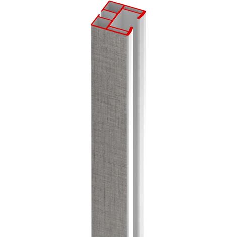 binario di scorrimento per porte forte grigio 180 cm