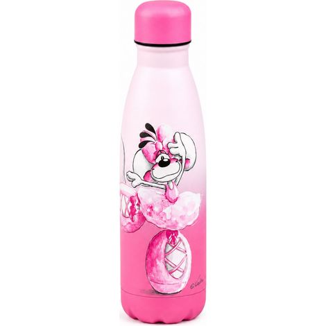 Gourde rose Diddl en acier inoxydable 500 ml (1/2)