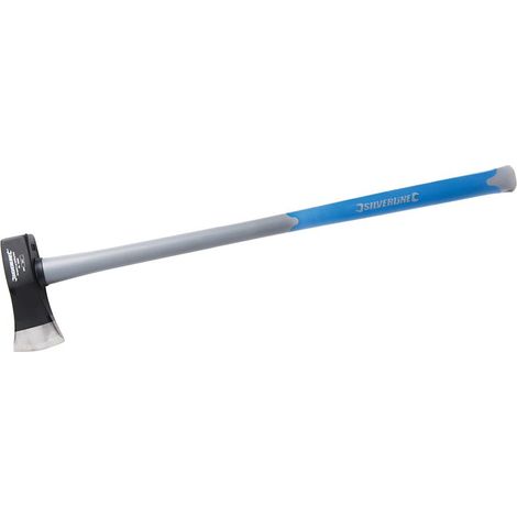 Silverline – Merlin en fibre de verre 2,72 kg – Manche de 890 mm pour absorption des chocs – Tête en acier forgé pour fendre le bois (1/5)