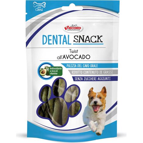 Twist all'avocado snack dentali antiossidante e rico di vitamine per cani