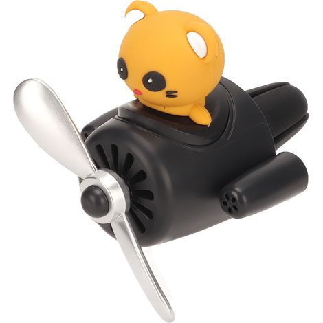Désodorisant pour voiture Ours mignon Hélice rotative Purification de l'air longue durée Diffuseur de parfum Décorations pour voiture (1/5)