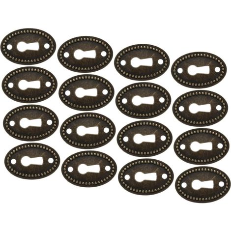 Yardenfun Lot de 16 plaques verrouillage ovales rechange pour (1/5)