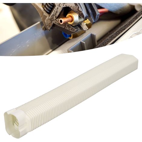 Tuyau flexible de climatisation 416, tube en cuivre, goulotte décorative, kit de cache-tuyau en PVC, accessoires pour tuyaux de climatisation surdimensionnés (1/5)