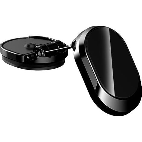 Supporto per telefono magnetico, girevole a 360°, universale, nero (1/5)