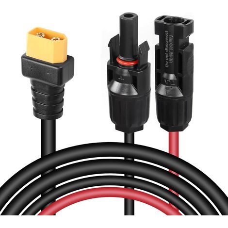 Solar-Verlängerungskabel, XT60-Stecker, 14 AWG-Draht, Solarpanel, Wohnmobilbatterie (1/5)