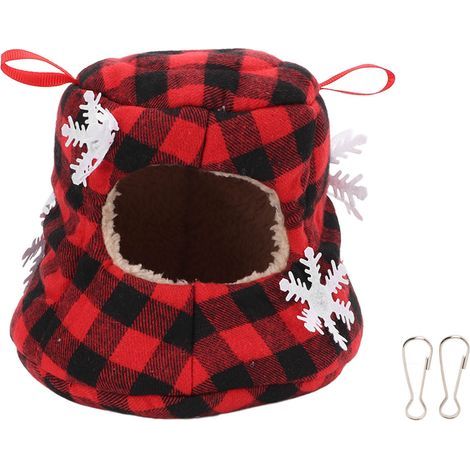 Jeffergarden Nid d'oiseau chaud d'hiver, doux et confortable, nid suspendu pour Hamster, Portable, pour oiseaux, perroquets, hamsters, treillis (1/5)