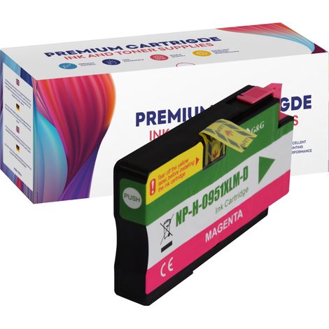 Cartouches d'encre pour imprimante HP 951XL M GG GP