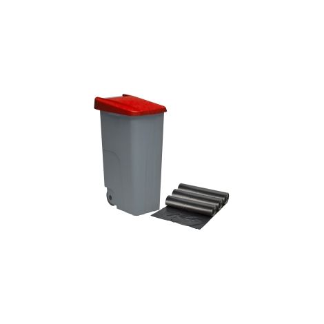 Recycling-Container wellhome 110L stapelbar mit Rädern