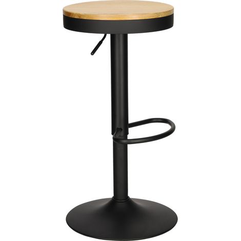 Sgabello nero Lofter (1/5)
