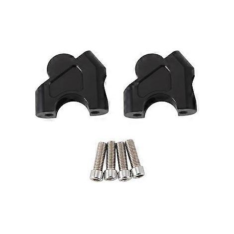 Motorrad-Lenkererhöhung für NX400 NX 400 NX500 NX 500 Zubehör Lenkerlift-Halterung (Schwarz)
