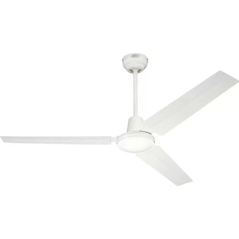 [NEUWERTIG] B-Ware Westinghouse Deckenventilator Industrial weiß leise Ø 142 cm für 30 m² (1/2)