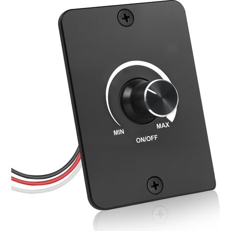 Dimmer Led - 12 V - 5 A - 60 W - Regulable Continuo 0-100 Por Ciento - Sin Parpadeo - Para Caravana Barco Camper - Negro (1/5)