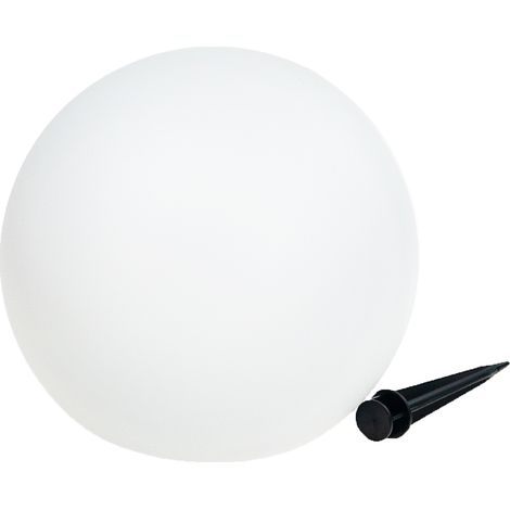 Lampe de jardin globe solaire TG45639 LED blanche + RGB 20 cm (1/5)