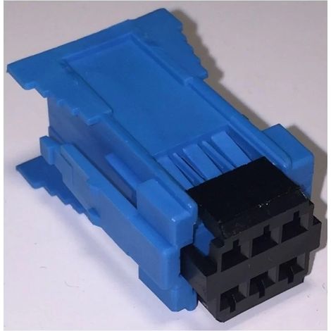 Aptiv 210PC062S6003 Conector automotriz - 6 vías - 2 filas - Azul