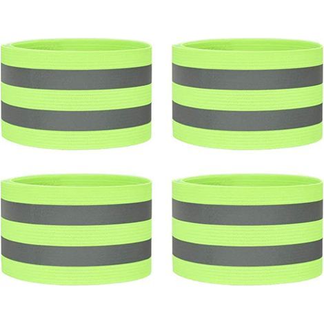 Leuchtend grüner, reflektierender Gürtelclip für Radhosen, reflektierender Schutz für Hosen, ideal zum Joggen, für Outdoor-Aktivitäten und zum Spazierengehen. (1/5)