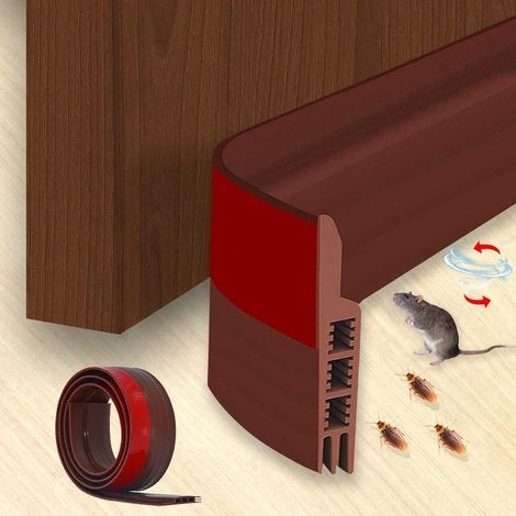 Boudin De Porte Isolant Froid Chaud 1m Bas De Porte Isolant Phonique Adhésif - Boudin Porte Isolation Phonique - Isolant Porte - Calfeutrer Bas De Porte Anti Bruit (1/5)