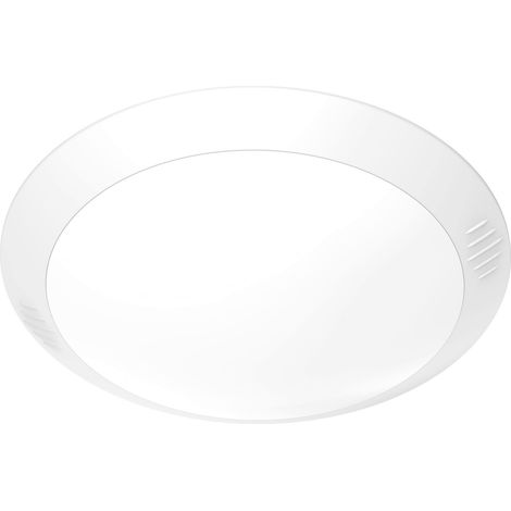 DORIAN Applique Plafonnier Hublot Salle d'Eau rond E27 13W 120° IP66 IK10 ARIC 51748 (1/5)