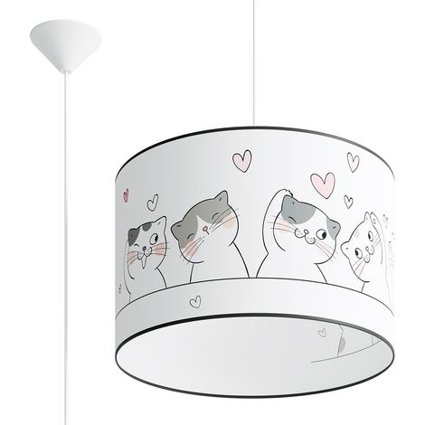 Lampada a sospensione Cat multicolore 40x95x40cm Sollux (1/5)