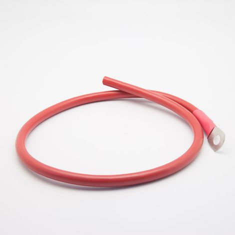 Câble de connexion batterie - convertisseur 35mm² 1 cosse M8 rouge 2m (1/3)