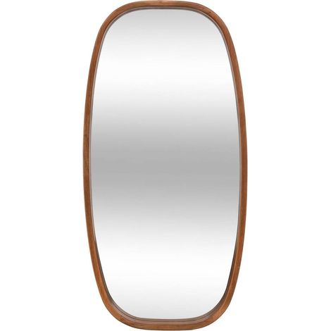 Specchio ovale jasna wood 80x40cm - Atmosphera créateur d'intérieur
