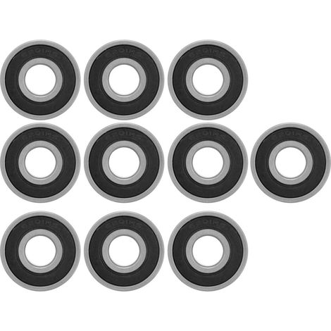 10Pcs 6201-RS Bearing Steel Deep Groove Ball Bearing 12mm (1/5)