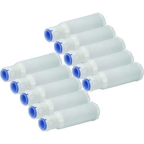 vhbw 10x Water Filter Replacement for Electrolux 9000849514 for Coffee Machine, Espresso Machine - White