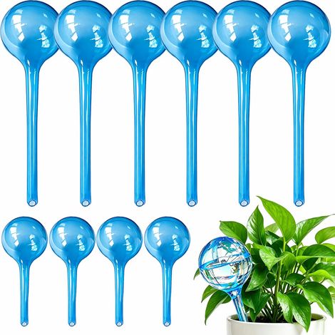 10 Dispositifs d’arrosage des plantes, arroseur automatique haut de gamme pour plantes, pointes d’arrosage autonome intérieur et extérieur, ampoules d’arrosage autonome pour fleurs en pot, outil d’irr (1/5)